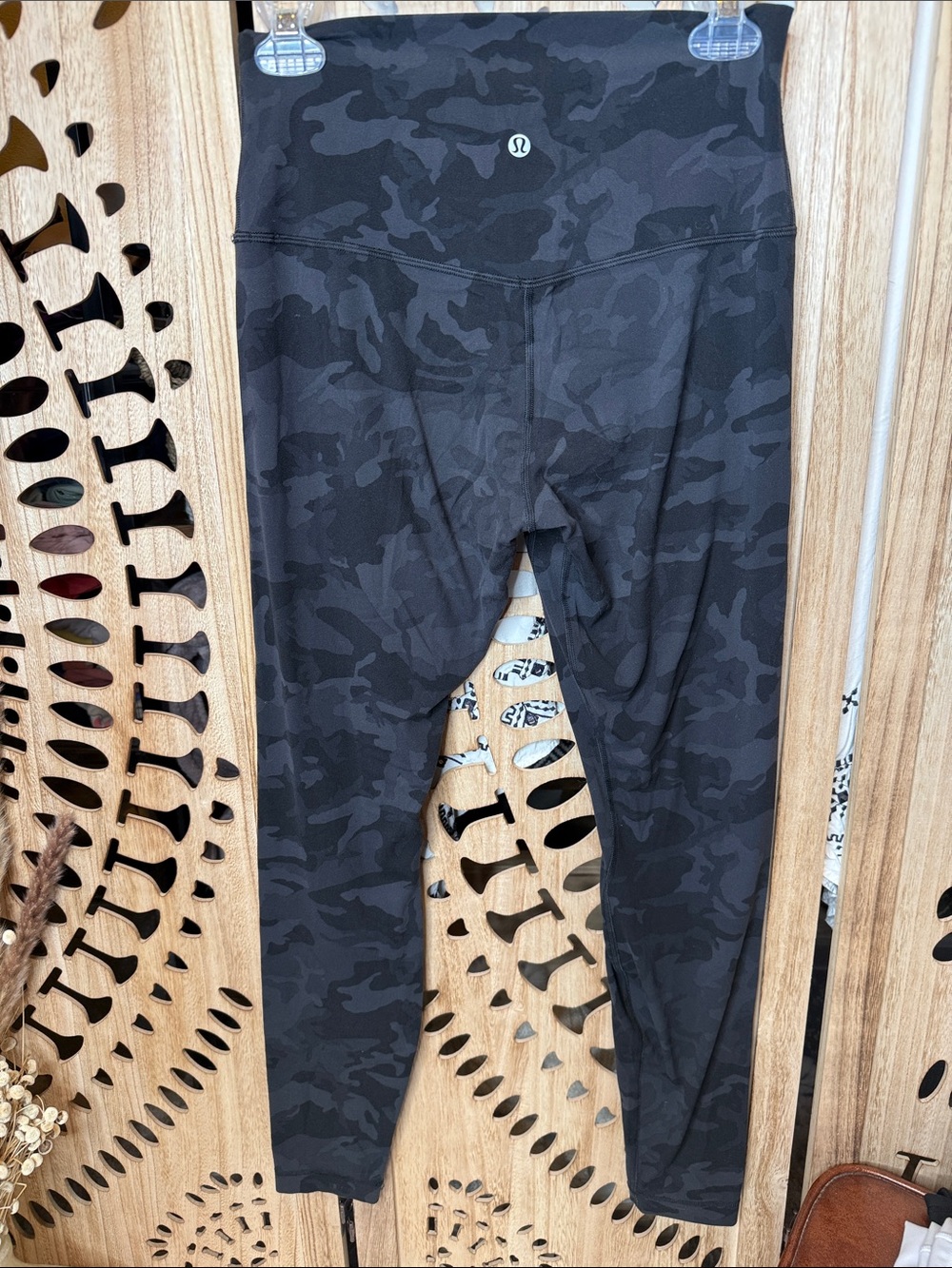 lululemon athletica Black Camo High-Rise Leggings